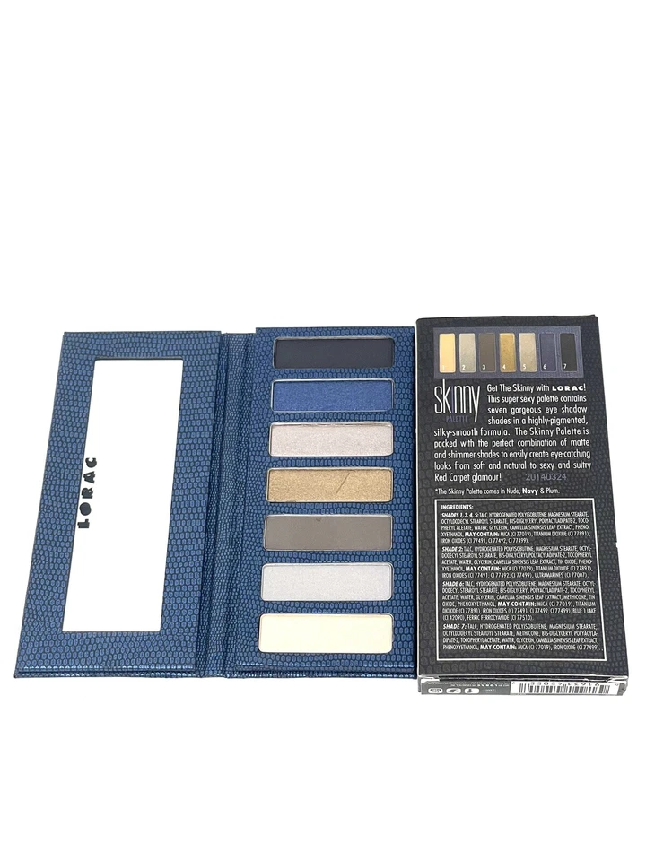 Lorac Skinny Eye Shadow Palette in Navy New In Box 0.45 - Image 3 of 3