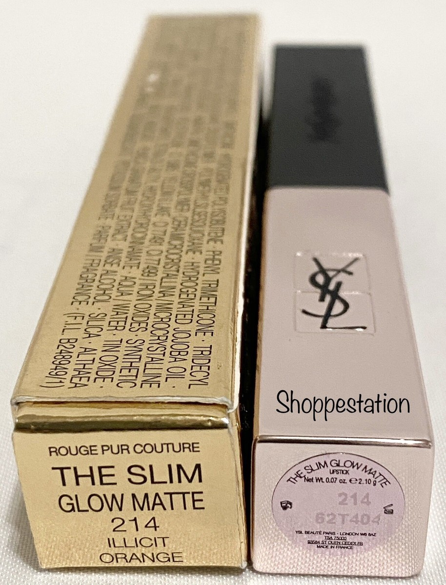 Yves Saint Laurent The Slim Glow Matte Lipstick Shade 214 ILLICIT