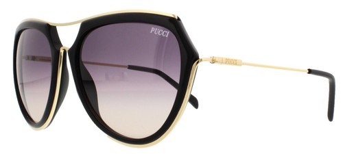 Emilio Pucci Sunglasses Women\'s Aviator EP125S 440 Turquoise Blue Lens NEW! Emilio Pucci Sunglasses EP125S | Designer Frames Outlet main image 2