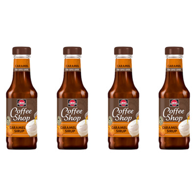 Schwartau Coffee Shop Sirup Karamell, 200ml 4er Pack