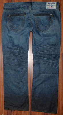 MENS TRUE RELIGION STRAIGHT MOTO ZIP 