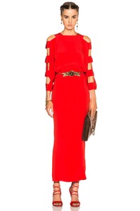 alessandra rich red dress