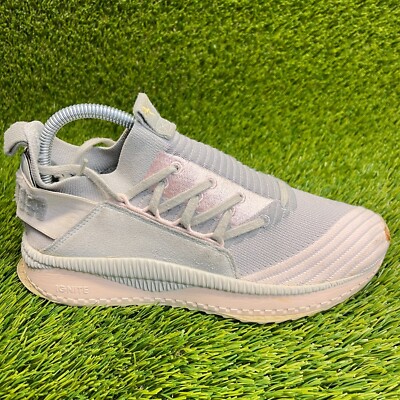 Puma Tsugi Shinsei Evoknit Womens Size Gray Pink Running Casual