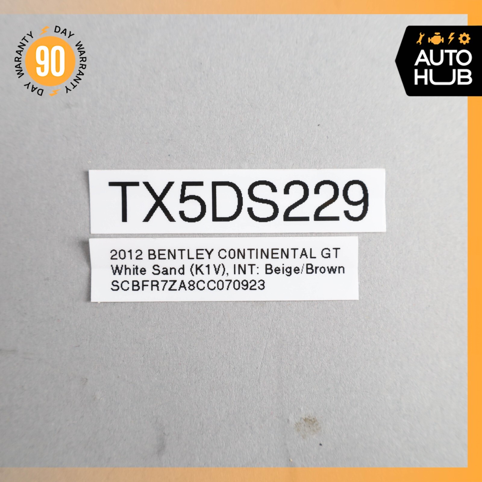 Bentley Continental GT Seat Occupancy Sensor SRS Mat 3W3959337B OEM 56k