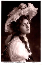 RPPC 1907 Postcard "Miss Phyllis Dare-Rotary Photo" sent from Leeds
