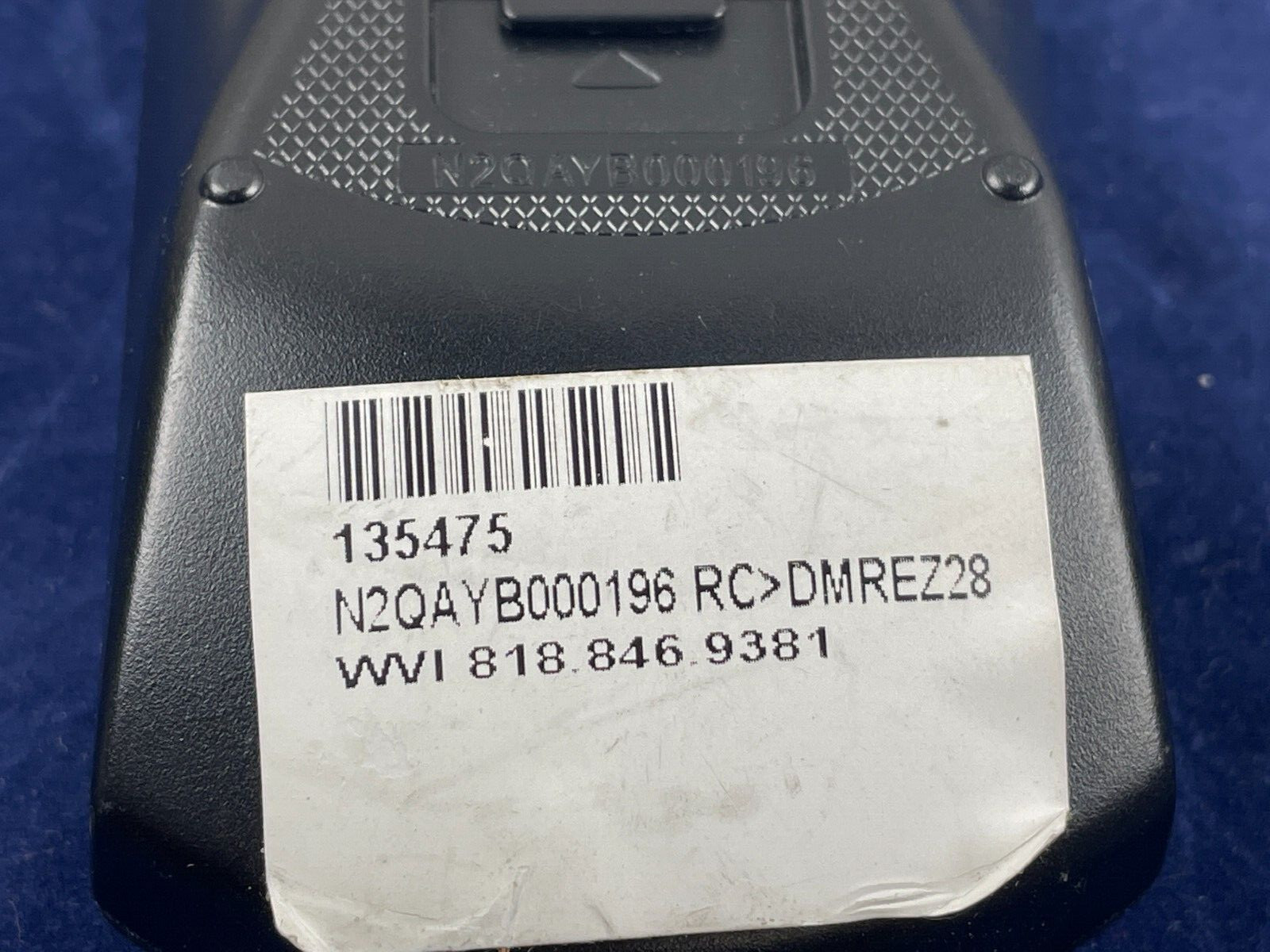 Replaced Remote Control N2QAYB000196 for Panasonic DVD Recorders DMR-EZ28