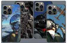 Fighter Pilot fighter jet Coque Cover Case For Iphone 16 Pro Max 15 14 13 12 11