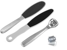 Hornhautentferner Set s Hornhautraspel Fußfeile Reibe Raspel PEDIKÜRE