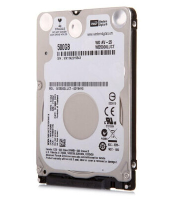 Western Digital AV-25 500GB WD5000LUCT 5400RPM 16MB 2.5