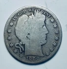 1900 S Barber Silver Half Dollar