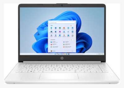  HP - 14'' Laptop - Intel Celeron - 4GB Memory - 64GB eMMC - Snowflake White