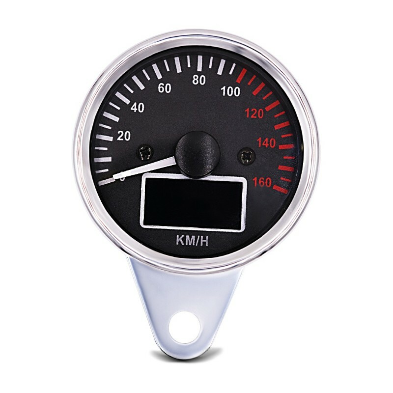 Tachimetro Digitale Per Moto – LCD 12000 RPM, Contachilometri E Indicatore Olio, Compatibile Con Yamaha YBR 125