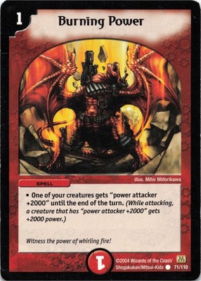 Duel Masters - Burning Power - 71/110 - Base Set Regular