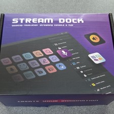 Stream deckStream Dock Streaming Console  Hub customizable LCD Macro keys Conte