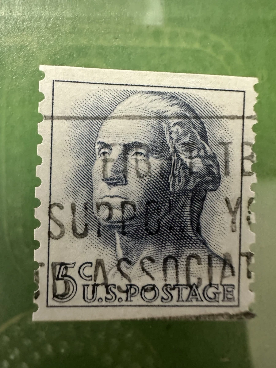 5 Cent Washington Blue Used US Stamps (1901-Now) for sale | eBay