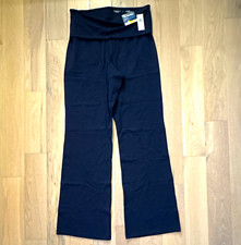 Old Navy Powerchill Slim Boot Cut Cotton Blend High Rise Navy Pants Large NWT