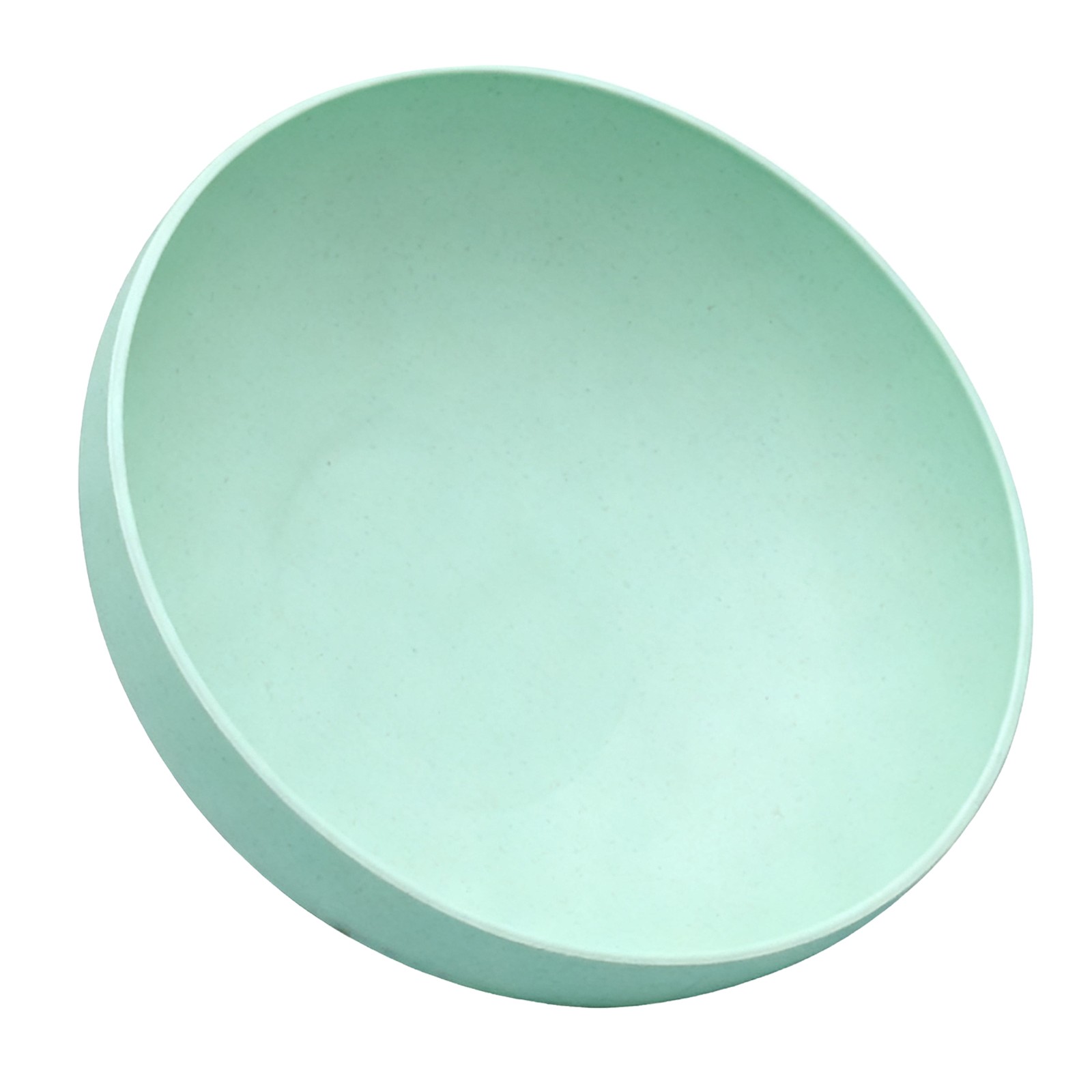 ¸As Home Dinner Plate Tableware Wheat Straw PP Dinnerware Deep Round Cyan NEW