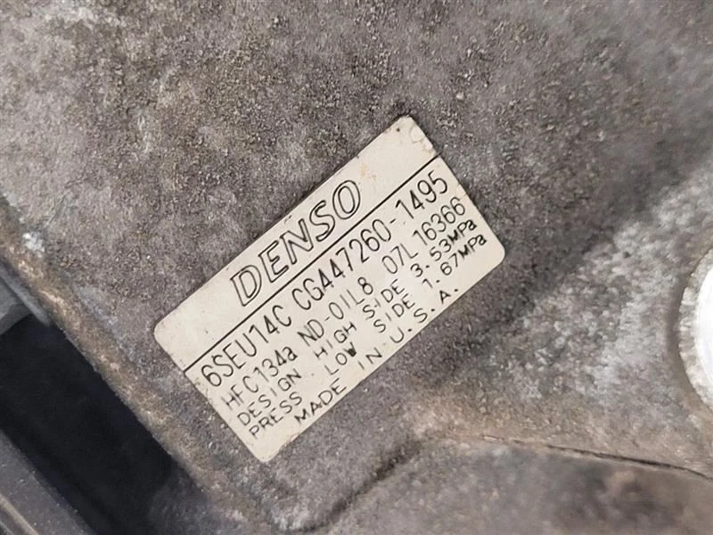 2009 2010 PONTIAC VIBE 1.8L AC Compressor 19184680 09-10       - Image 2 of 4