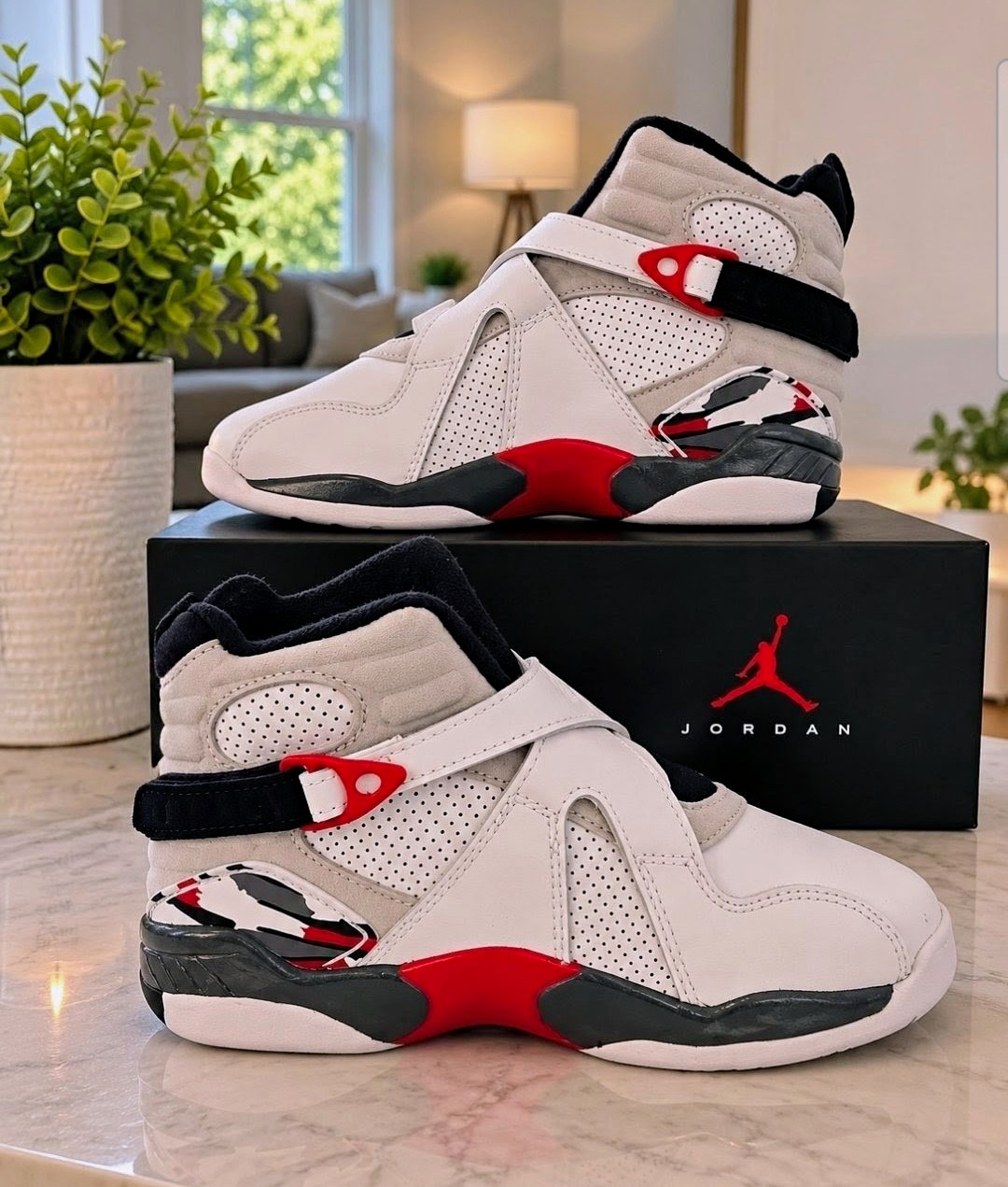 Jordan 8 Retro Youth Sneakers Size 2y