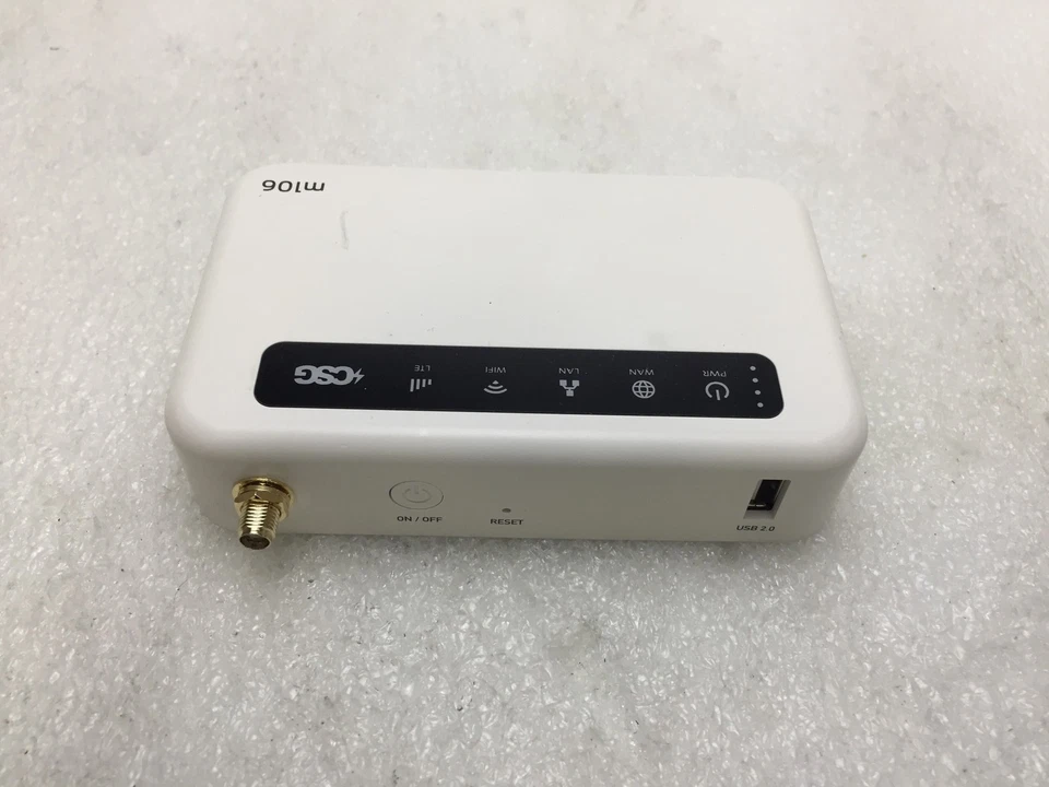 CSG M106 CSG-m106 4G LTE Gateway Wireless Router NO Antennas/Adapter RESET - Image 3 of 4