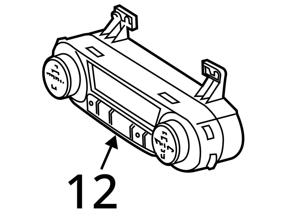 Kia Forte 2017-2018 aire acondicionado calefacción climatización YKZFW Foto 4 de 4
