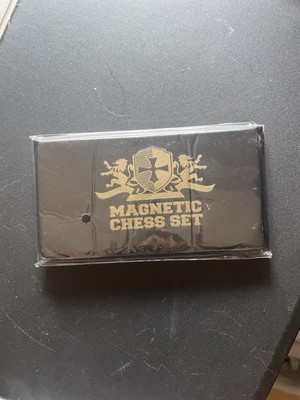 WE Games Mini Magnetic Pocket Chess Set Travel Trifold 6 in.