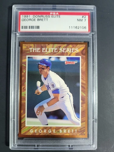 George Brett 1991 Donruss The Elite Series #2 PSA 7 /10,000 Kansas City Royals