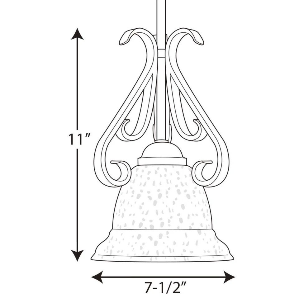 P5153-77 Traditional Six Bath from Broadway Collection in Pewter, Nickel, Sil... - Image 2 of 4