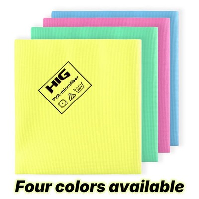 PVA Microfiber Cleaning Towels, Streak Free Shine, Ultra Absorbent, 5 Pack