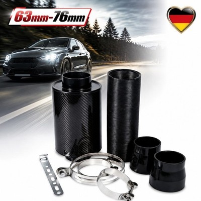 Sportluftfilter Set Carbon Dynamic Airbox Universal Für Alle Fahrzeuge 63-76 mm