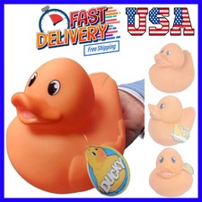 Big Rubber Ducky Collectible Mix 5.5" Colorful Selection: Red, Orange, Green,...