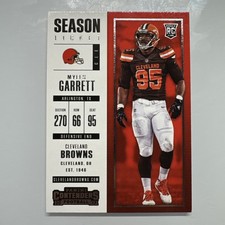 MYLES GARRETT ROOKIE 2017 Panini Contenders Season Ticket #44 Rookie RC