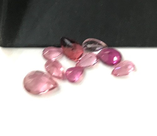 Natural Pink Tourmaline Pear Cut Faceted Loose Gemstone For All Jewelry Making - Picture 22 of 22