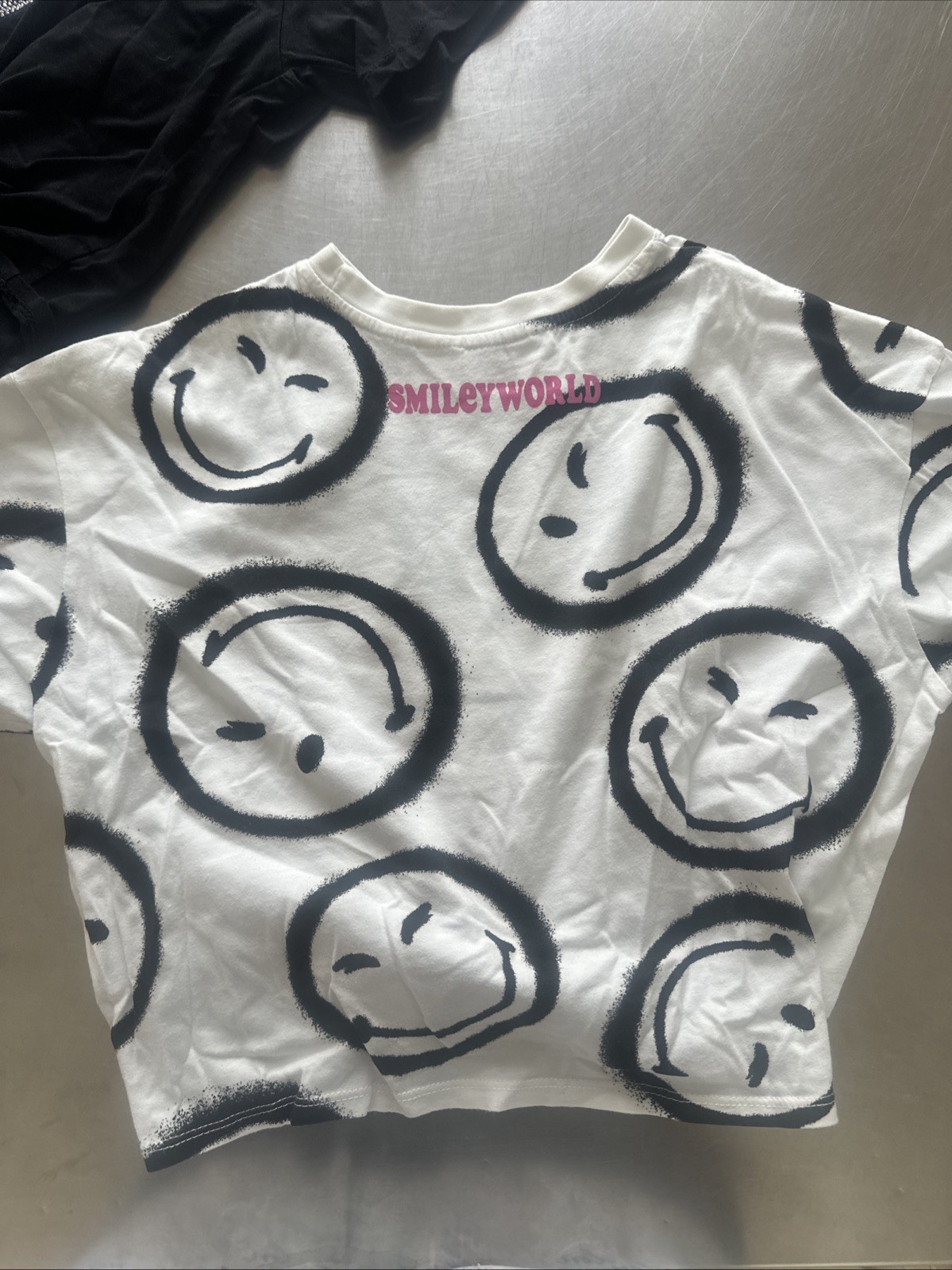 H&M Smiley World Girls Size 12 Lot Shorts Top Black Kids thumbnail 7