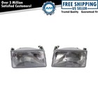Headlight Assembly Set Fits 92-96 Bronco 92-97 F-150 F-250 97 F-250 HD F-350