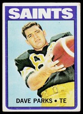 Dave Parks, 1972 Topps, #14, New Orleans Saints,