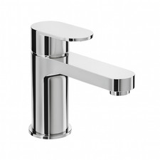 Strata Blade Mono Bath Filler Chrome - Modern Single Lever Bath Tap UK