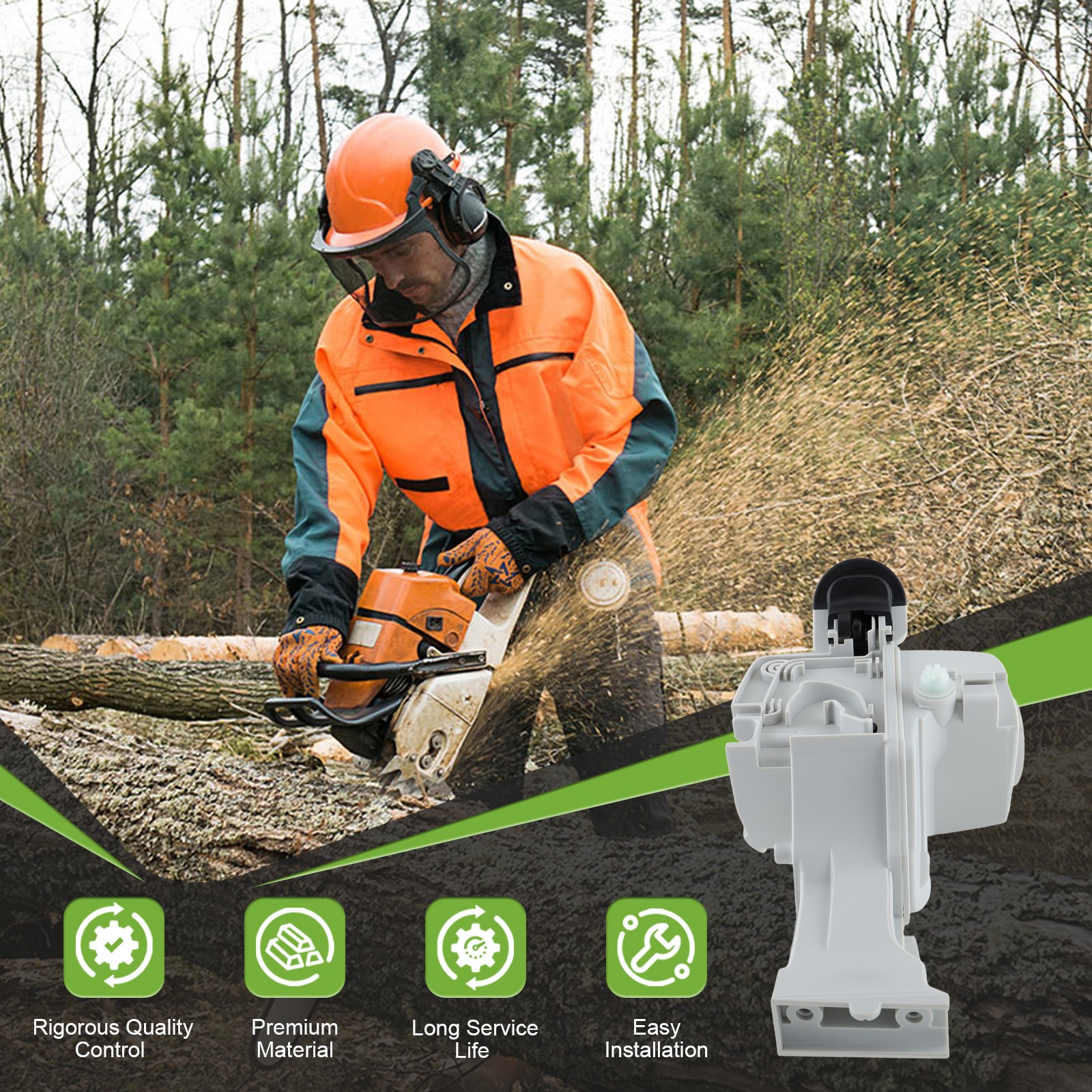 FOR STIHL MS271 MS291 CHAINSAW FUEL TANK / REAR HANDLE - 1141 791 1030