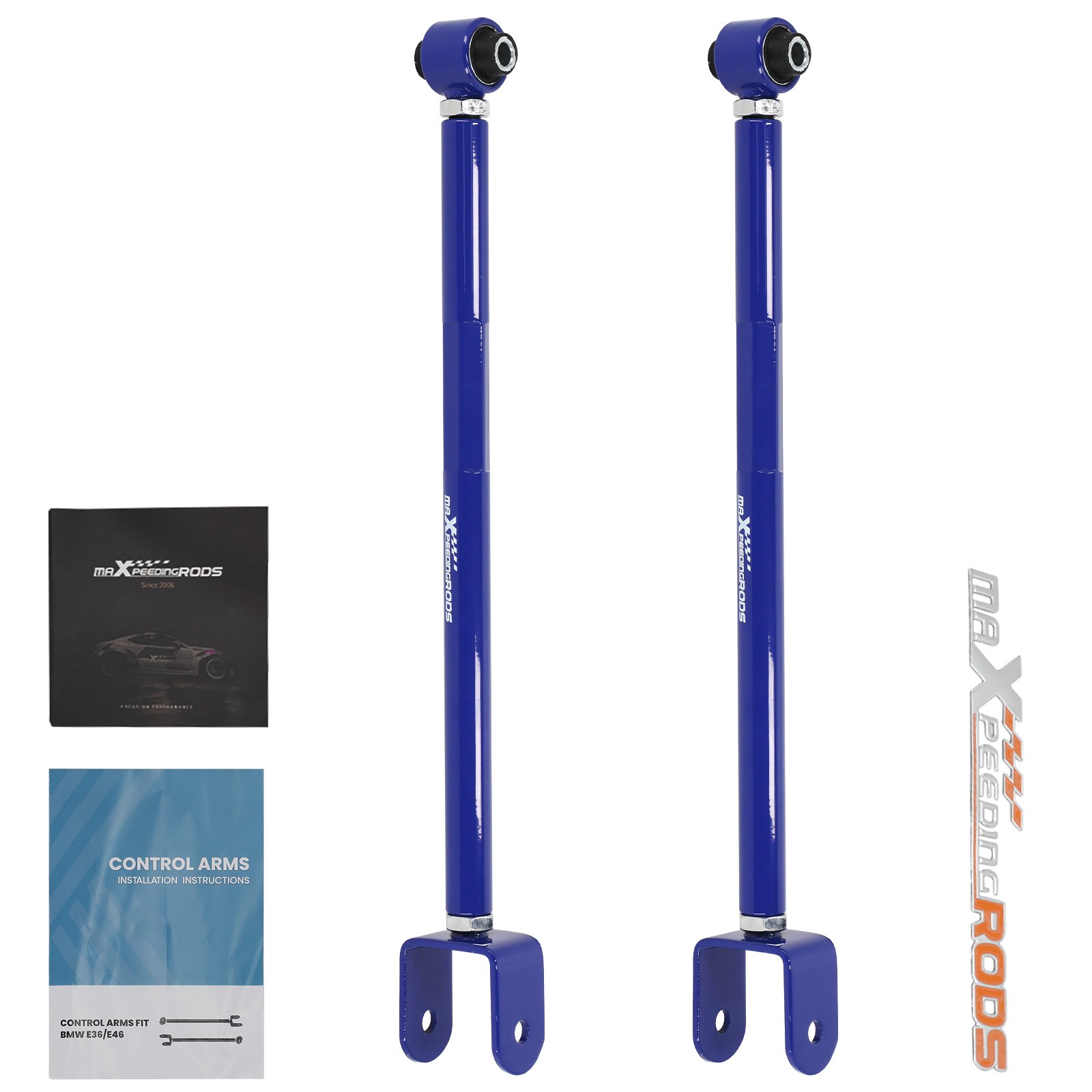 Adjustable Rear Lower Camber Control Arm Arms For BMW E36 316 M3 E46 Z4 2PCS