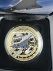 2026 Solomon Islands Concorde 50th Anniversary 50c Gold Plated Coin Box COA — photo 2