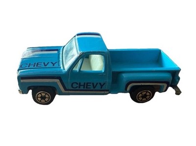 Yatming Chevrolet Stepside Pickup Truck blau Oldtimer 1972-1980