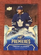 2021-22 Upper Deck Ice - 2020-21 Base Ice Premieres Timothy Liljegren #134 /999