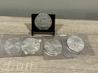 (5) 2016 American Silver Eagle Coins 1 Oz Each .999 5 Total Oz. Fresh From Roll