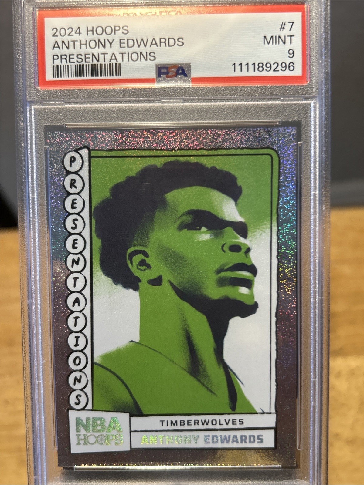 2024 Hoops Anthony Edwards Presentations Psa 9🔥offers👍