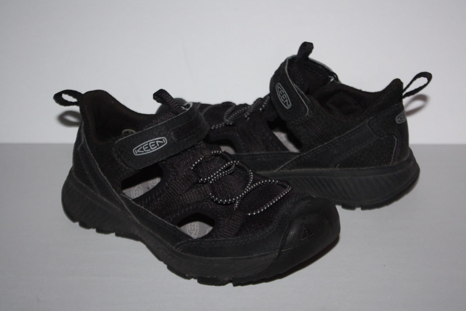 Sandali impermeabili da trekking Keen ragazzo bambino taglia 12 nero M scarpe punta chiusa