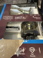 Home Decorators Collection Woodcliff Bed And Bath Matte Black