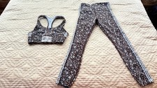 Lorna Jane Woman s Leggings and Sports Bra Set Size Extra Small