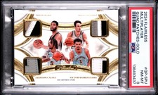 2024-25 Panini Flawless Quad Patches Wembanyama/Castle/Duncan/Ginobili Gold /10