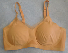 NWOT Honeylove Bra Beige Wireless Contour Underwire Crossover V-Neck Large