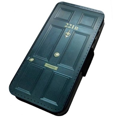 Bedruckte Klapp Handyhülle für iPhone, Samsung & Huawei 221b Baker Street